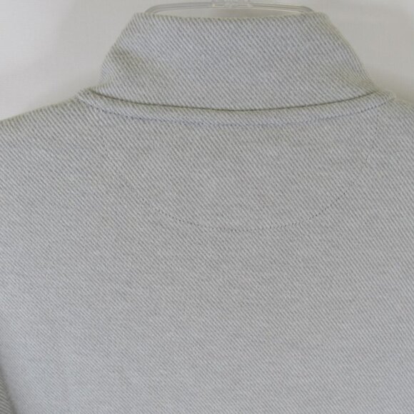 J.CREW Double-Knit Half Zip Sweater Heather Gray Men's Size S NWT - Picture 8 of 13